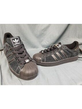 Adidas Superstar II Suede Core Black JH5470 Mens Size 10.5 NEW NO BOX!